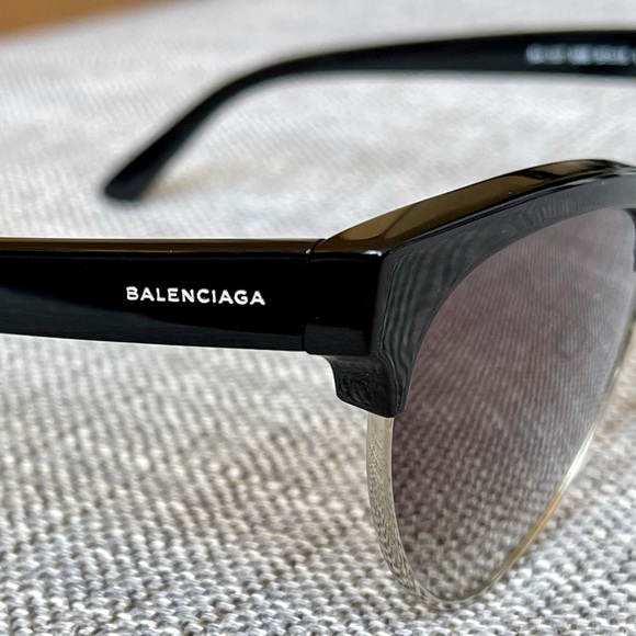 Balenciaga Accessories - Balenciaga Designer Cat Eyes 127 Large Sunglasses